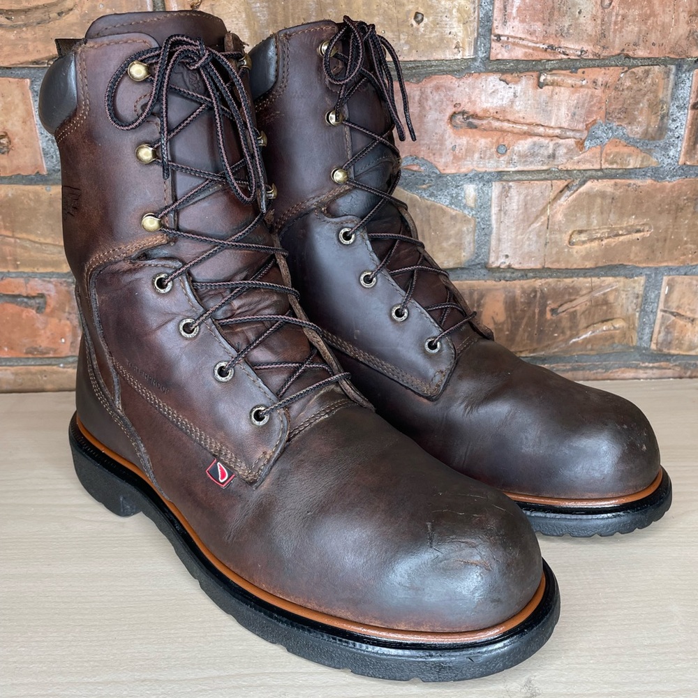 RED WING Dynaforce 400 8"  Waterproof  Soft Toe Work Boots ASTM EH Size 11.5 D
